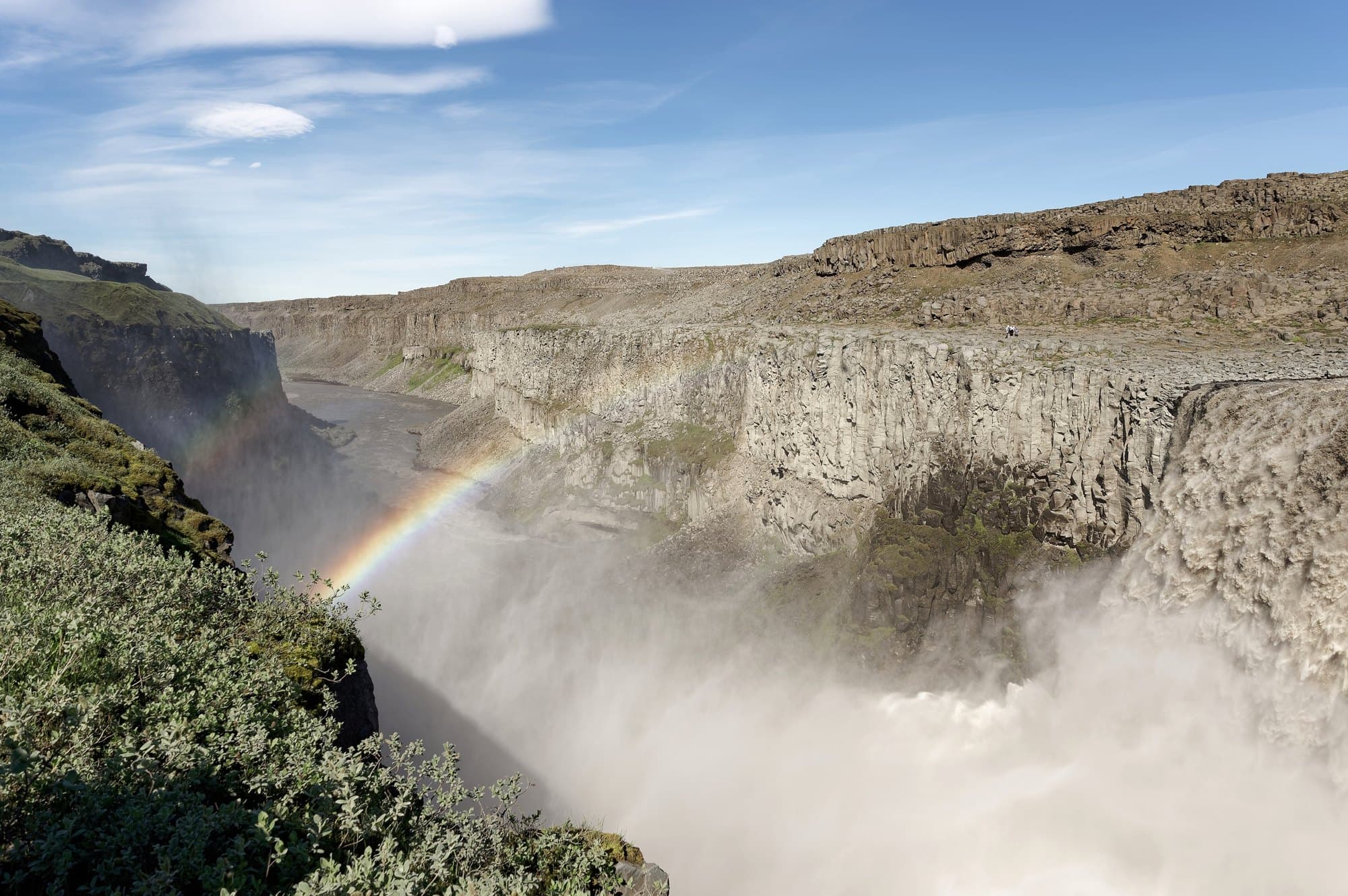 La cascade de Dettifoss et ses embruns